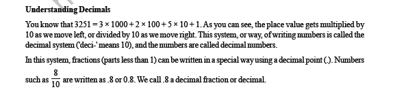 CBSE Class 4 Maths Decimals Worksheet 3