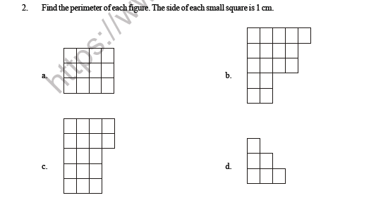 CBSE Class 4 Maths Perimeter and Area Question Bank 2