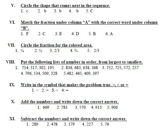 GRADE2 final math worksheet 8
