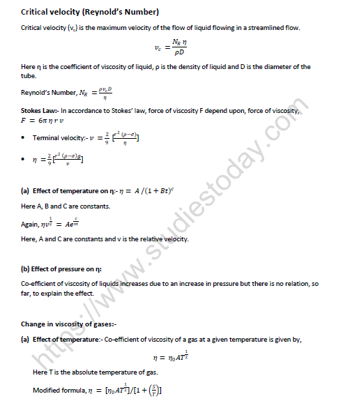 NEET-Physics-Fluid-Mechanics-Revision-Notes 5