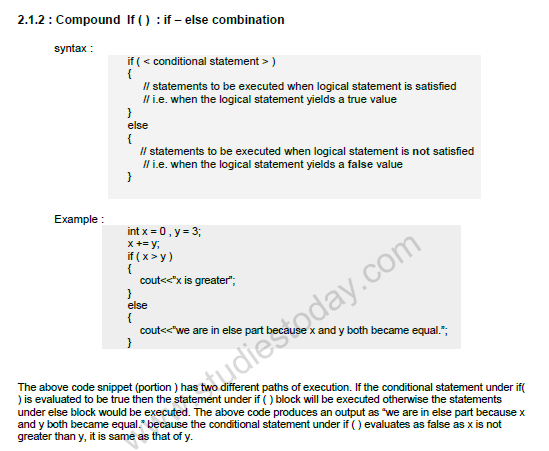 CBSE Class XI Computer Science Using C++ Constructs 2