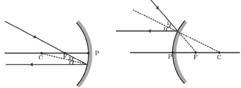 convex mirror ray diagram worksheet