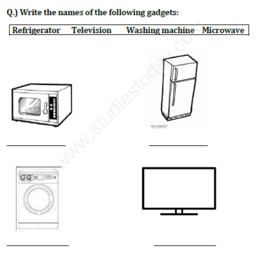 CBSE-Class-2-EVS-things-you-find-in-a-kitchen-Assignment