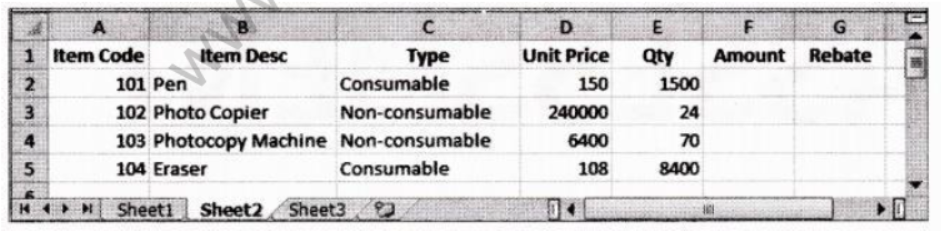 NCERT-Solutions-Class-9-Foundation-of-Information-Technology-MS-Excel-2007