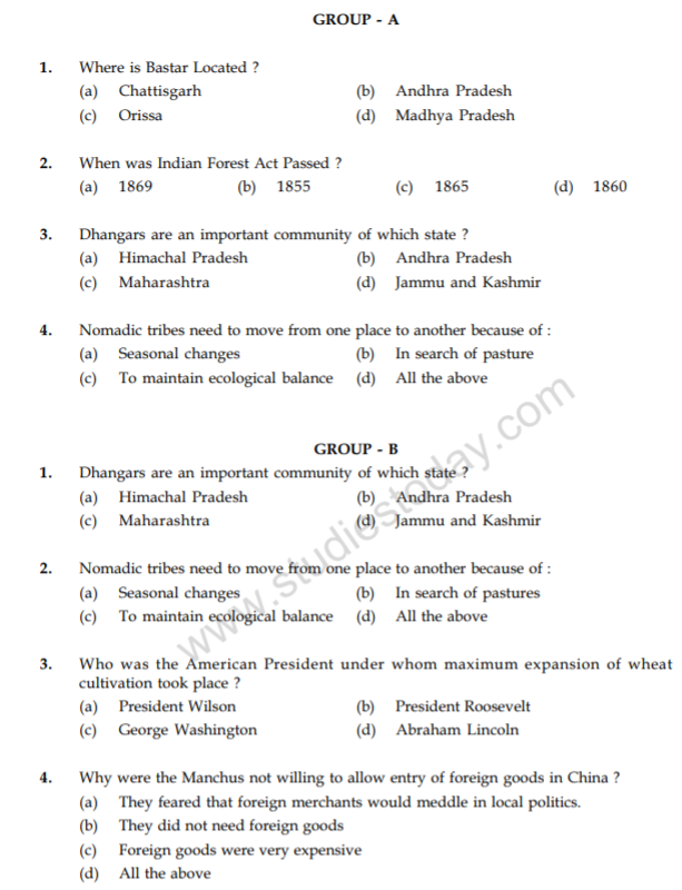 class_9_Social_Science_Questions_paper_36