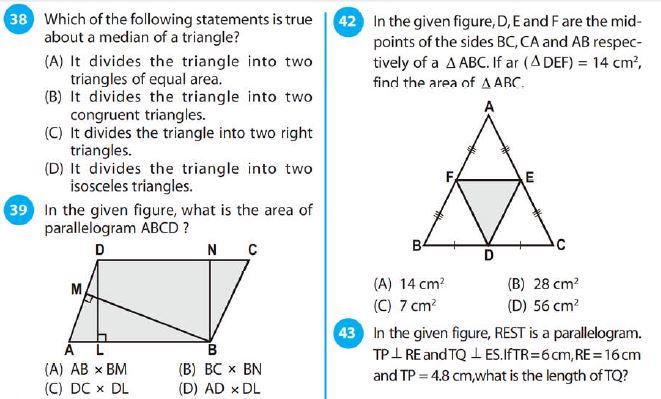 ""CBSE-Class-9-Mathematics-Area-of-Parallelograms-and-Triangles-Assignment-Set-A-6