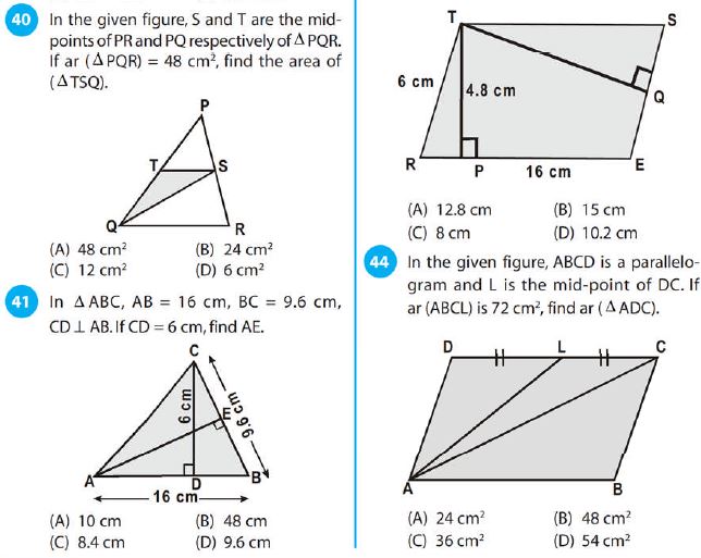 ""CBSE-Class-9-Mathematics-Area-of-Parallelograms-and-Triangles-Assignment-Set-A-7