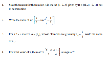 CBSE _Class _12 MathsS_Question_Paper_1
