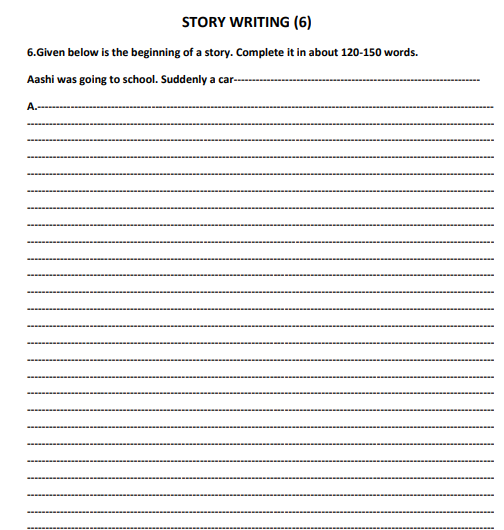 Tips For Story Writing Class 10 Cbse