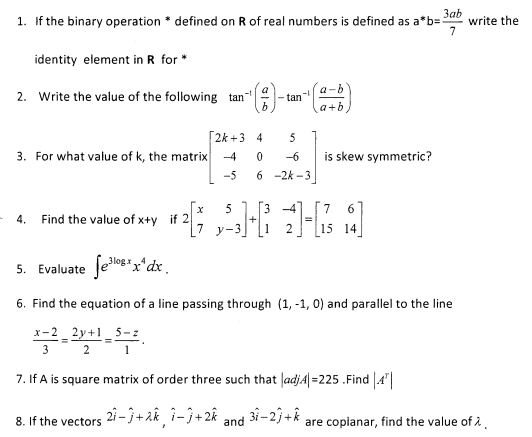CBSE_Class_12 MathsSA_Question_Paper_1