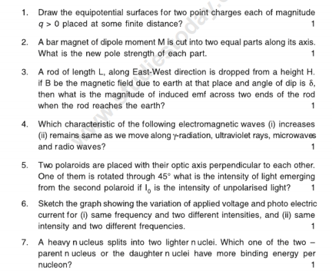 CBSE Class 12 Physics Sample Paper 2013 (12)