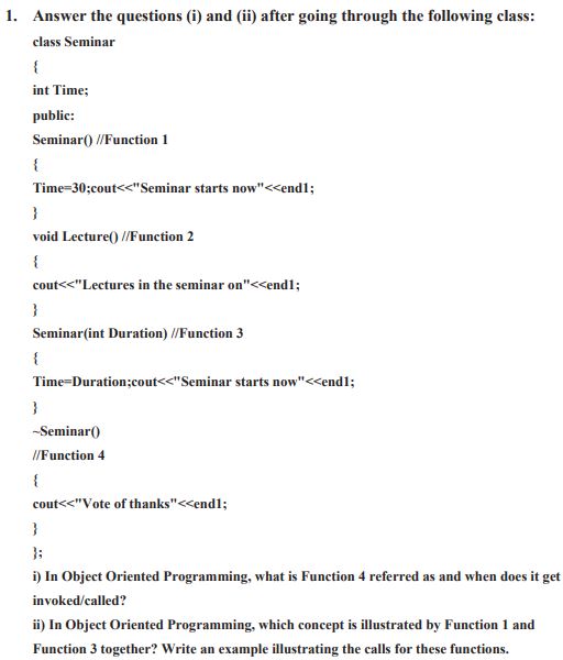 cbse class 12 computer science revision 10 practice worksheet for