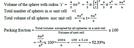 CBSE Class 12 Chemistry Solid State Important Questions and Answers Equation15